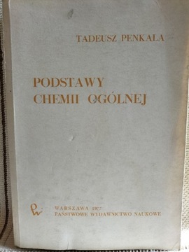 Podstawy chemii ogólnej, Tadeusz Penkala 