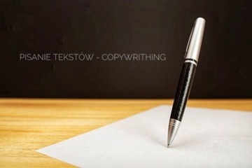 Pisanie tekstów - Copywrithing - usługi copywriter