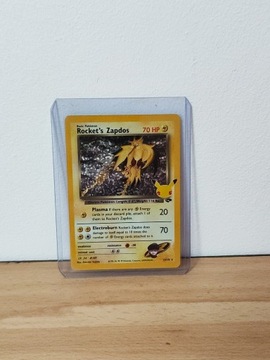 Karta Pokemon TCG Rocket's Zapdos Celebrations