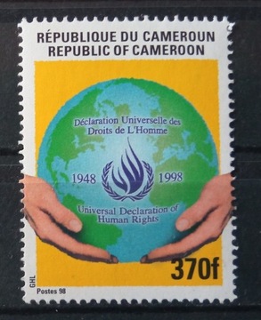 Znaczki czyste Kamerun1998rMi1236 Prawa Człowieka 