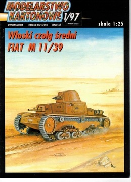 Włoski czołg lekki FIAT M11/39  1:25