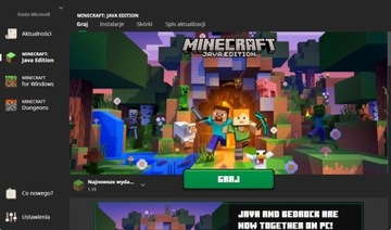 MINECRAFT PREMIUM JAVA + WINDOWS 10/11 KLUCZ PC