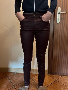 Skórzane spodnie Massimo Dutti 36
