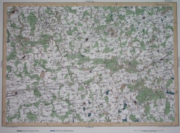 1850 oryginał MAPA LIDZBARK HEILSBERG FROMBORK