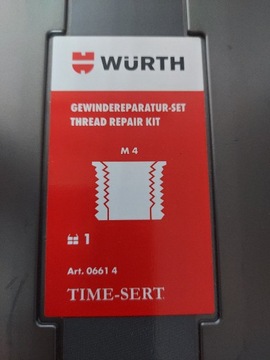 Wurth zestaw do napraw gwintów Time-Sert M4