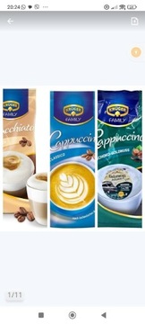 Kawa Cappuccino Kruger zestaw mix 3 x 500 g DE