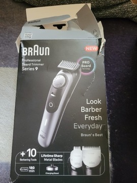 braun professional beard trimmer 9