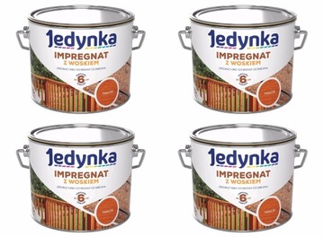 Jedynka Impregnat z woskiem MAHOŃ 10L zest 4x2,5l