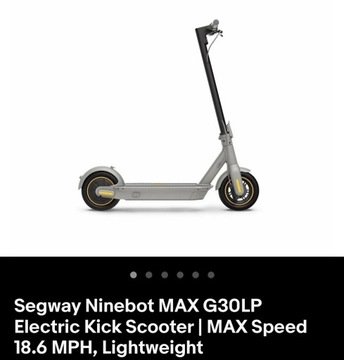 Elektryczna hulajnoga Segway Ninebot MAX G30LP 30