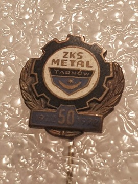 Odznaka klubowa Metal Tarnów - 50 lat