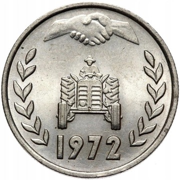 Algieria 1 dinar 1972 FAO - Reforma rolna