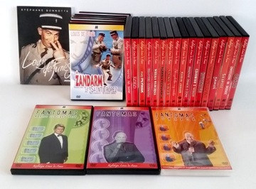 DVD Louis de FUNES Żandarm Fantomas + biografia