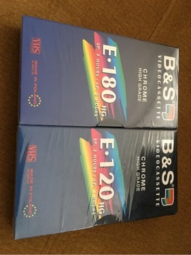 B&S VHS E-180 i E-120 Maxell E 240