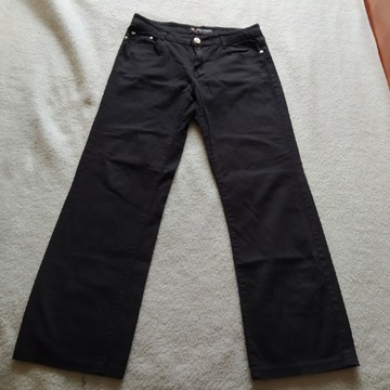 spodnie jeans czarne rozm. 40