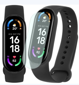 Folia hydrożelowa do xiaomi mi band 4/5/6  5sztuk