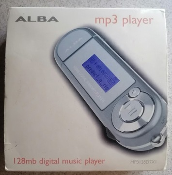 ALBA Odtwarzacz MP3 128MB NOWY odtwarzacz Mp3 