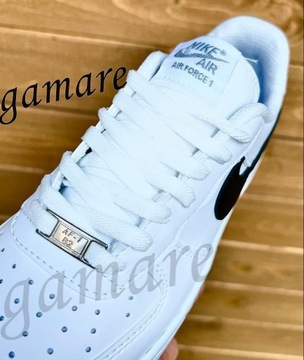 DAMSKIE NIKE AIR FORCE BIAŁO CZARNE 36-41