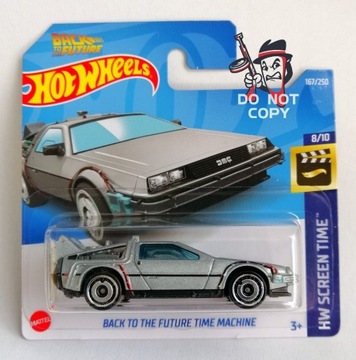 Hot wheels Dmc Delorean Back To The Future Time