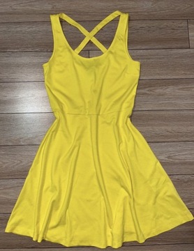 Cytrynowa/zólta sukienka na lato