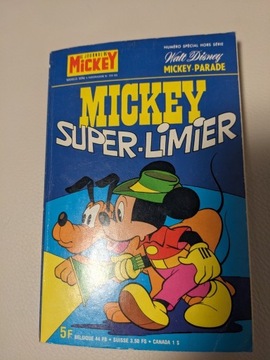 Myszka Mickey Super-Limier komiks język francuski
