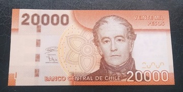 CHILE 20000 Pesos 2020r. UNC