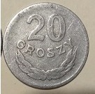 Moneta Polska 20 groszy 1957