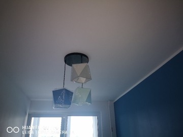 Lampa wisząca abażur 