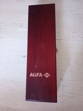 Pudełko drewniane AGFA 