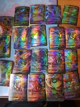 Karty Pokemon świecące karty 190zł