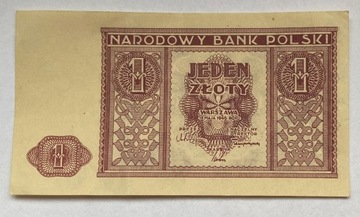 Banknot 1 złoty z 1946 roku