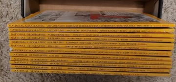 National Geographic  wszystkie 12 tomów  za 2011 r. 