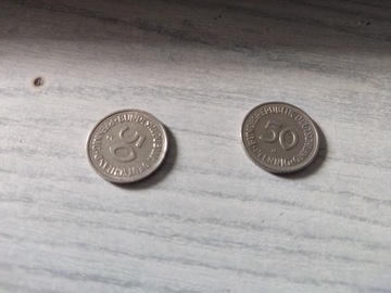 Moneta Niemcy 50 pfennig 1981
