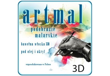 PODOBRAZIE MALARSKIE ARTMAL 100X100 3D-BOK 3,3 CM 