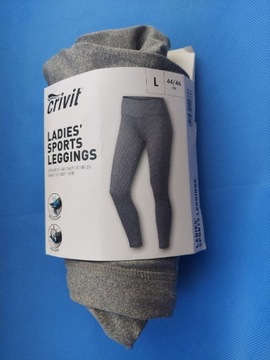 CRIVIT LEGGINSY FUNKCYJNE L 44 46 16 18 bieganie 