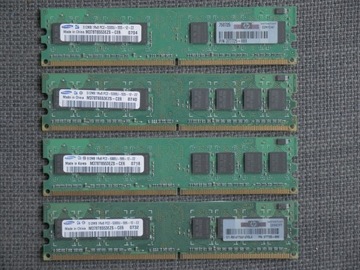 Pamięć RAM DDR2 2GB (4x512MB) 667Mhz PC2 5300U