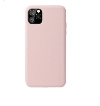 Apple Iphone 11 etui różowe róż silikonow silikon 