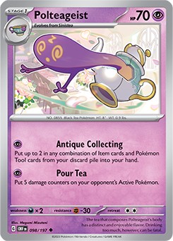 Karta Pokemon Polteageist (OBF 098) 98/197