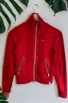 Nike bluza na suwak damska czerwona logo r S