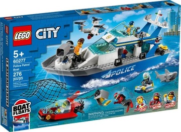 LEGO City 60277 Policyjna łódź patrolowa