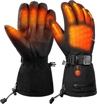 Elektryczne podgrzewane rękawiczki XL