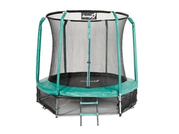 Trampolina Ogrodowa Jumpi 252cm/8FT Zielona