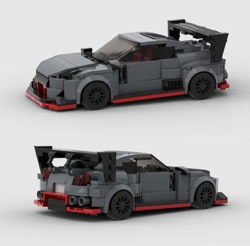 Klocki wzór LEGO NIssan R35 Autko Samochód Prezent