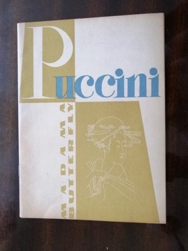 Puccini MADAM BUTTERFLY Fotygo Libretto 1960