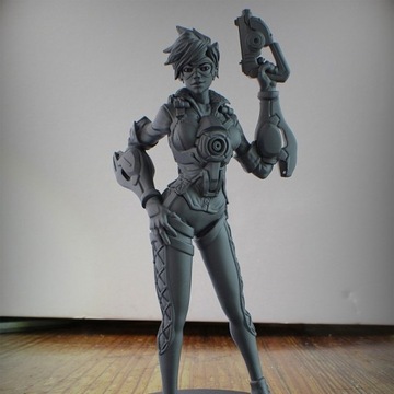 Figurka Tracer Overwatch - druk 3D - żywica