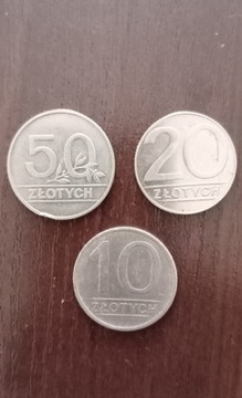 Monety polskie 3 szt