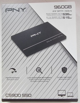 Nowy Dysk SSD PNY CS900 960GB