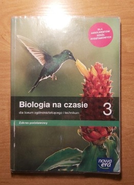 Biologia na czasie Podręcznik 3  Zakres podstawowy