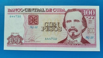 Kuba 100 pesos 2013 UNC P-129e