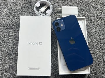 iPhone 12 64GB PACIFIC BLUE NIEBIESKI Bateria 98%