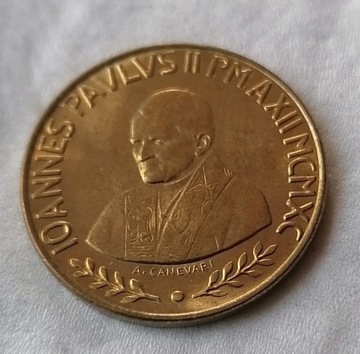 Watykan - Jan Paweł II - 20 lirów - 1990r.